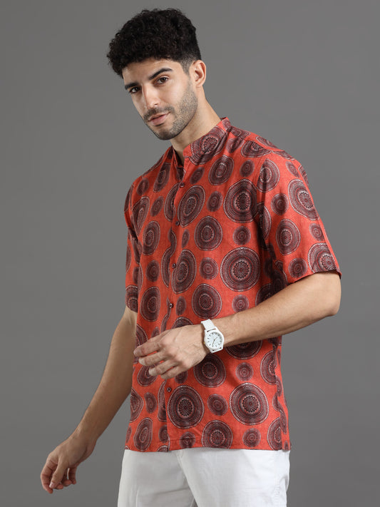 Spiral Casual Printed Shirt