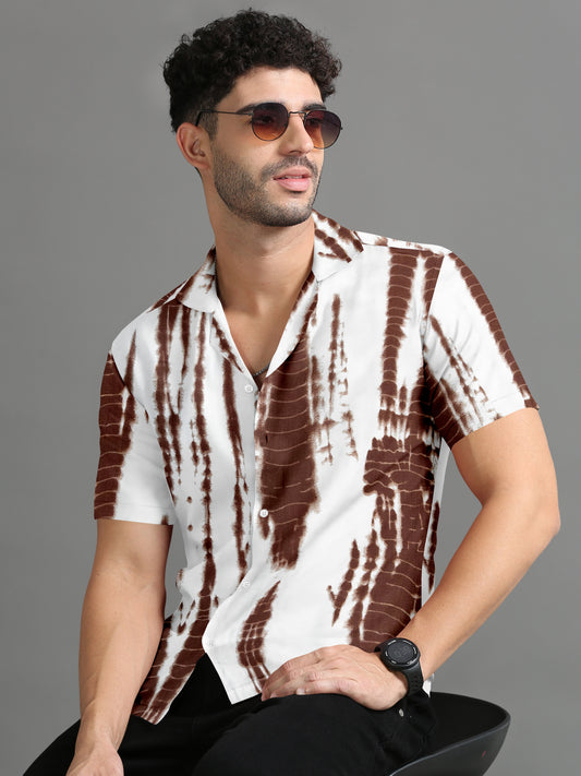 Flawless Printed Half Sleeve Shirt for Men