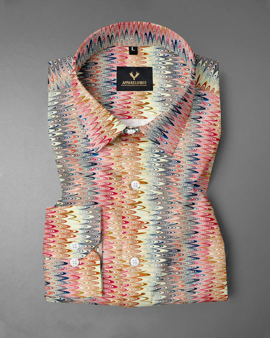 Multicolor Printed Premium Cotton Shirt